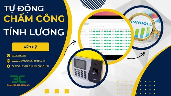 tự động chấm công tính lương